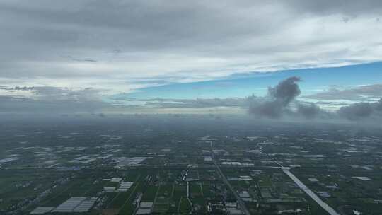 上海金山区航拍空镜