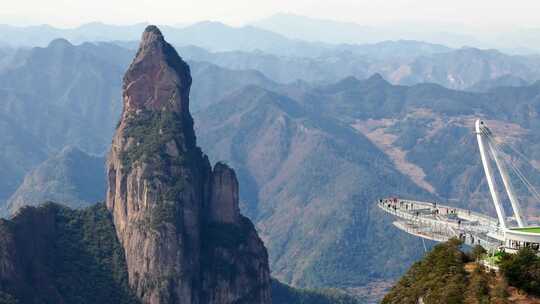 航拍神仙居景区