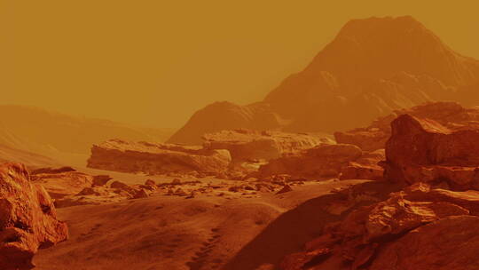 陨石 宇宙 太空 星球 火星视频素材模板下载