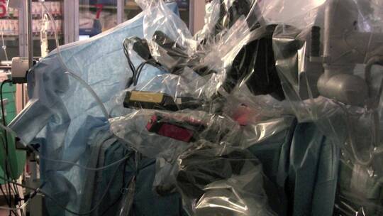 机器人在外科手术中的应用视频素材模板下载