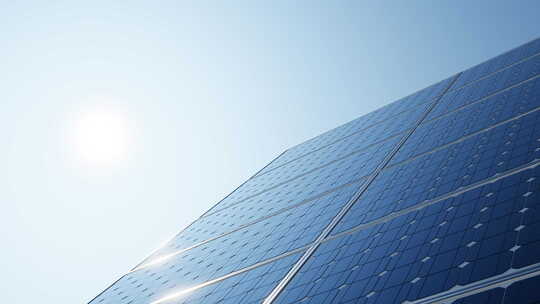 光伏发电太阳能新能源视频素材模板下载