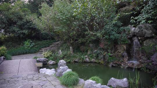 杭州飞来峰永福寺禅院风景