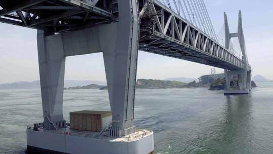 濑户大桥 全景3视频素材模板下载