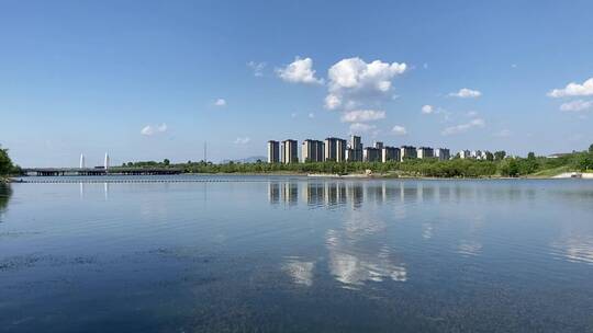 济南章丘绣源河风景区，河流风光无限