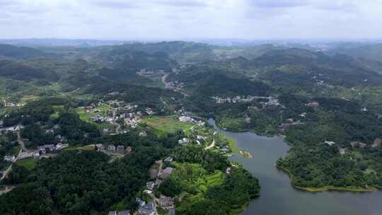 贵阳百花湖风景区自然风光