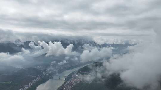 河池天峨县航拍