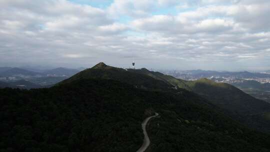 深圳梧桐山 大疆航拍4k