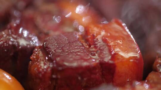 成品菜口水鸡红烧肉油焖大虾视频素材模板下载