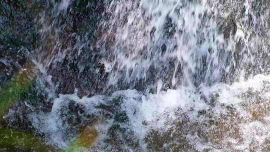 河边流水河流河水小溪山泉泉水流体液体水流