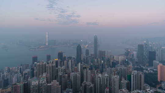 香港日转夜延时