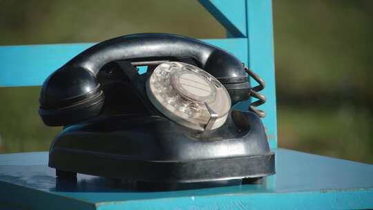 复古老式电话机视频素材模板下载