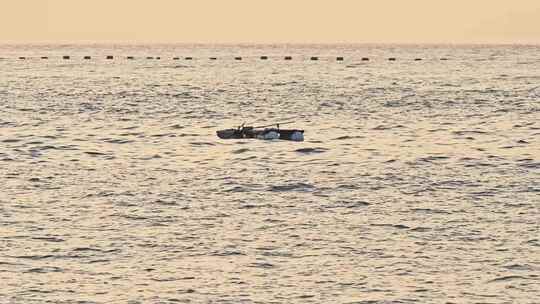 大海海上日出水面水波纹满画幅水