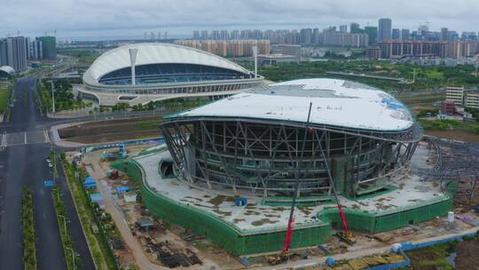 建设中海口五源河体育场运动场所城市建设03