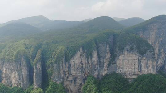 航拍大自然雄伟大山