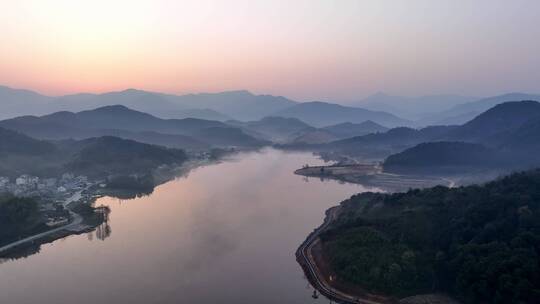 江南山水航拍视频素材模板下载