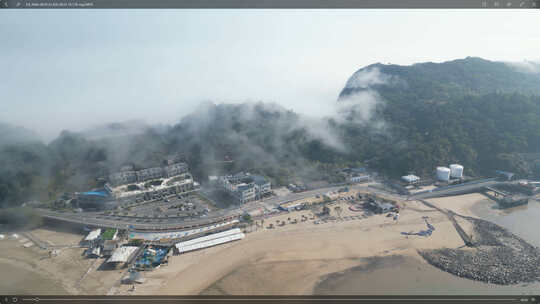 海滨度假区鸟瞰全景