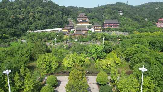 湖北鄂州市西山风景区航拍