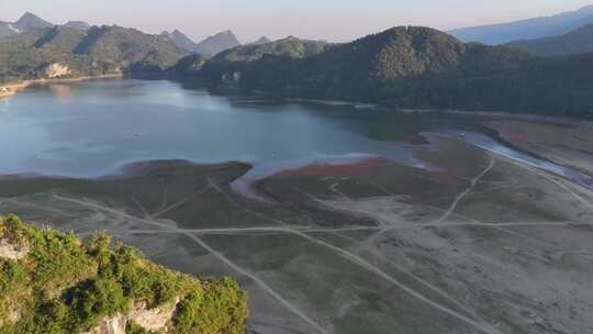 航拍上林大龙湖