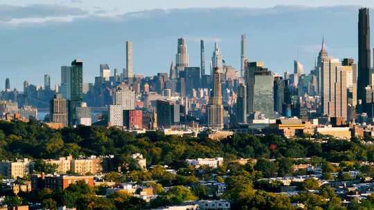 美国纽约地标建筑航拍