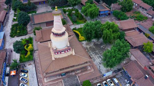 古色古香大佛寺视频素材模板下载