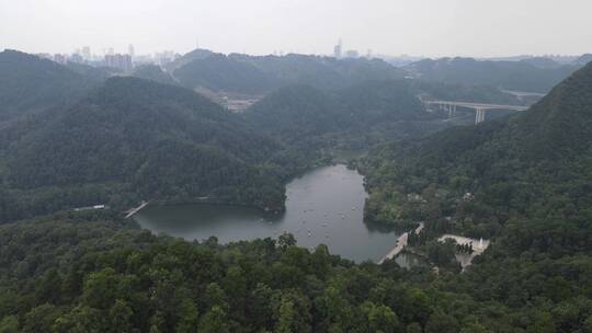 贵州贵阳城市风光旅游景点航拍