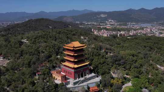 厦门市同安区梵天禅寺千年古刹佛门魁星阁