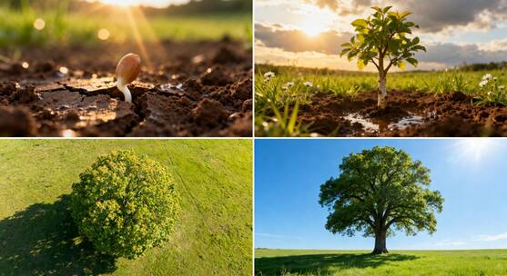 种子长成参天大树