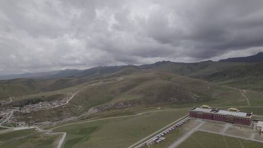 合集甘孜藏族自治州墨石公园航拍视频素材模板下载