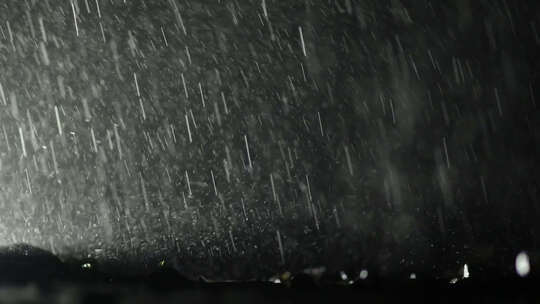 黑夜下雨天素材合辑视频素材模板下载