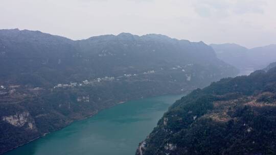 湖北宜昌西陵峡三游洞航拍