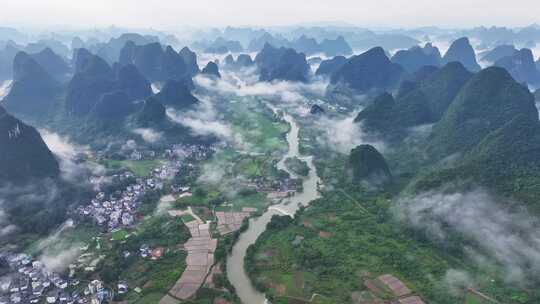 桂林山水 桂林风光 桂林航拍 风光风景