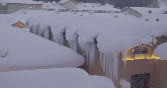 中国雪乡夜景