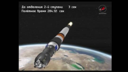 俄罗斯联盟号火箭动画