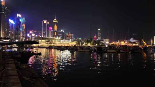 维多利亚港夜景