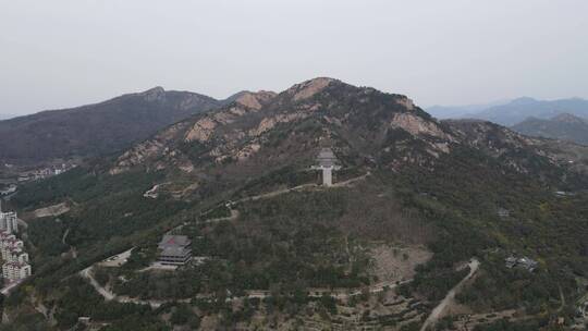 山东青岛崂山5A景区航拍