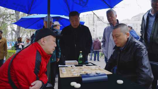 大爷下象棋