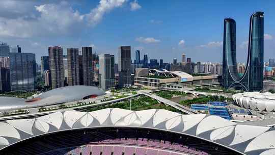 杭州亚运会奥体中心合集视频素材模板下载
