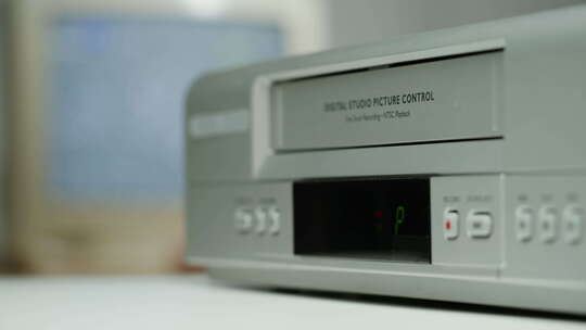 旧录像机特写VHS