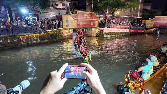 中国广东省佛山市南海区叠滘龙舟漂移