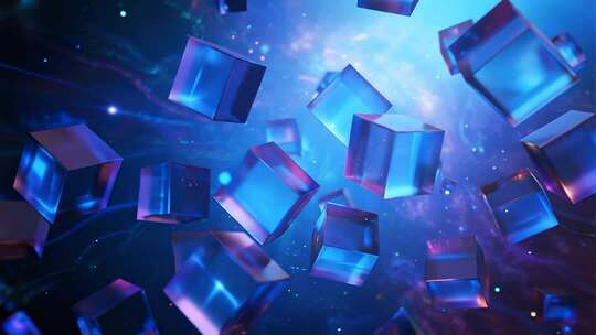 企业年会元宇宙区块链科技视频