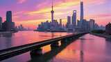 城市夕阳工地高清在线视频素材下载