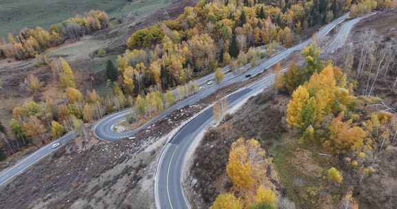 阿禾公路自驾航拍