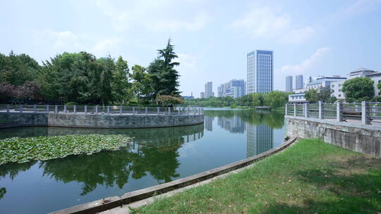 武汉汉口后襄河公园风景