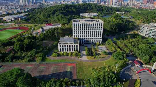 航拍福州大学旗山校区