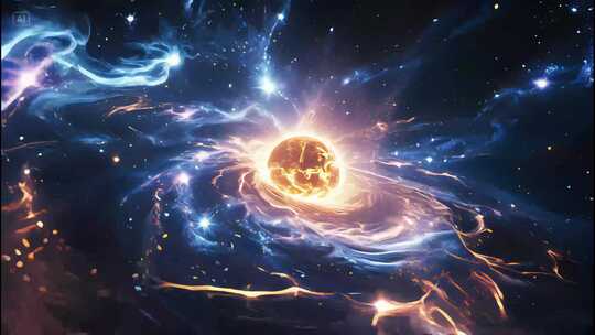 陨石能量球光波特效