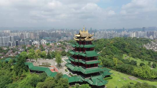 重庆鸿恩寺航拍