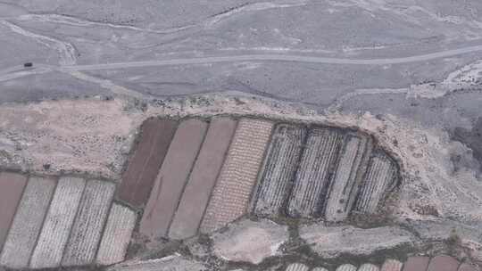 甘肃敦煌洪水河峡谷航拍