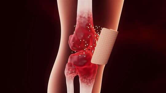 3d膏药治疗风湿关节炎动画