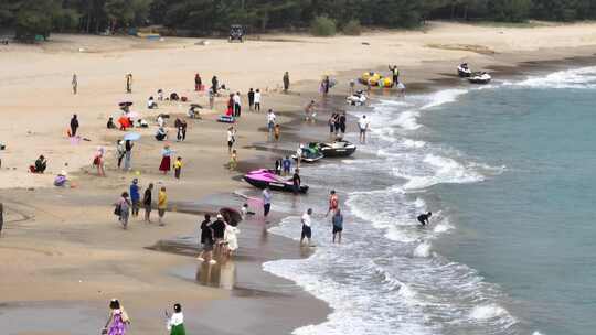 海南万宁日月湾和石梅湾航拍风光