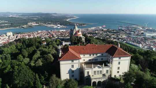 Viana Do Castelo鸟瞰图